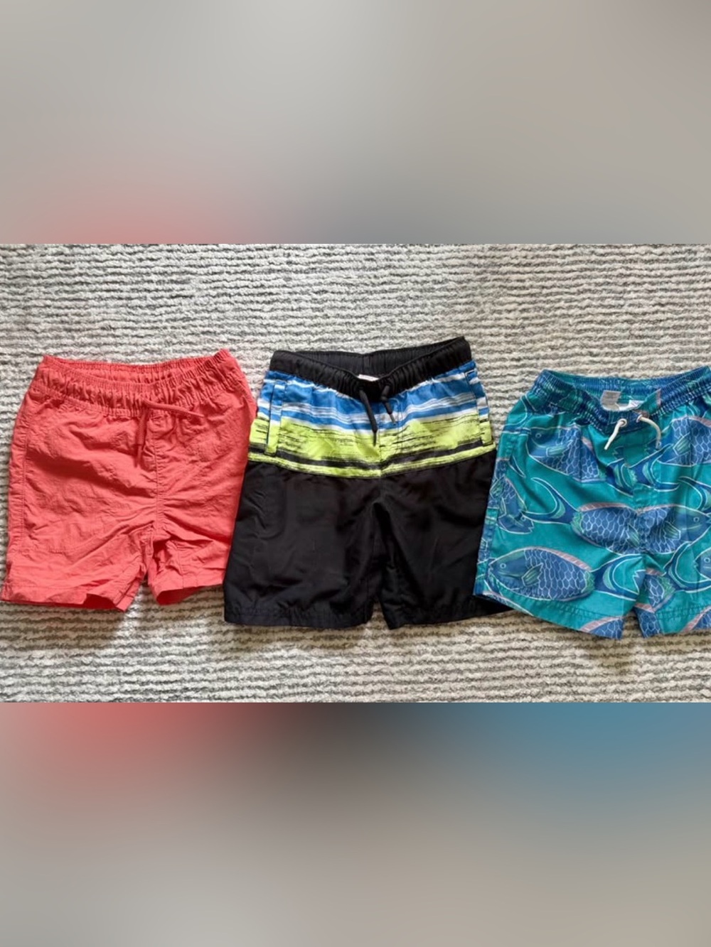 Bundle of 3 boys swim trunks size 5